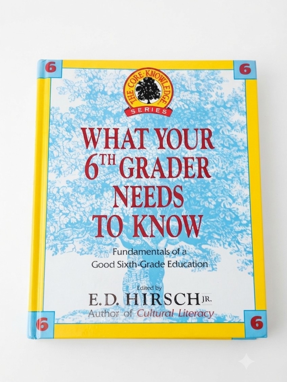 What Your 6th Grader Needs to Know by E.D. Hirsch Jr. - Blue & Yellow Hardcover